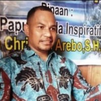 Ketua Umum Dewan Nasional Pemuda Adat Papua, Jan Christian Arebo